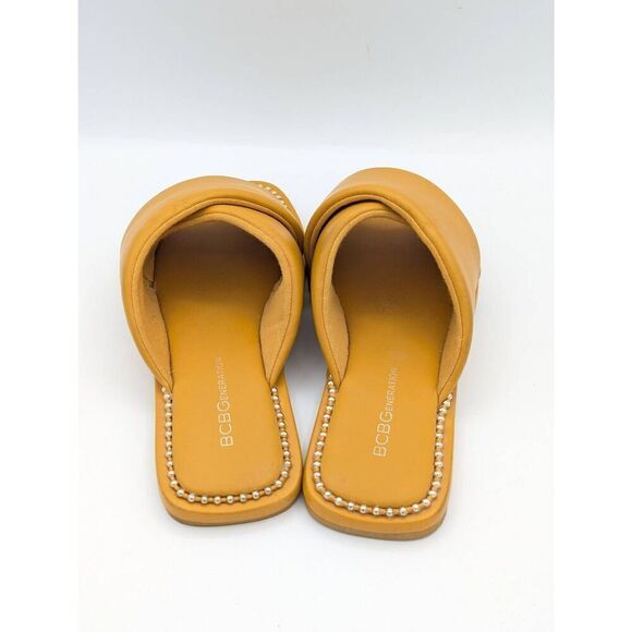 BCGBGeneration Tabby slide sandal in yellow 6.5 - Picture 4 of 8